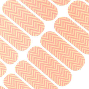 Jamberry Just Peachy Nail Wraps Retired Full Sheet